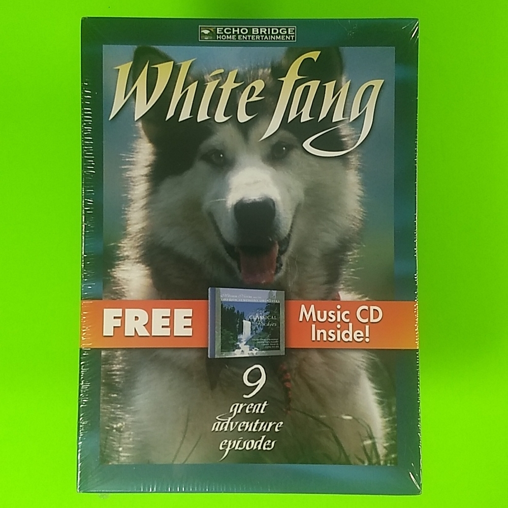 White Fang DVDs and Bonus CD,  Factory Sealed box set